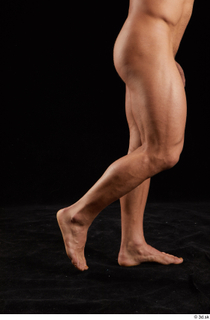 Dave  1 calf flexing nude side view 0001.jpg